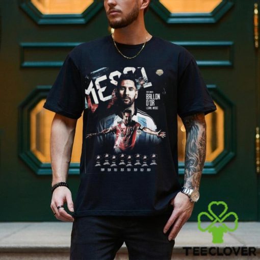 Lionel Messi Wins His 8th Ballon d’Or 2023 Congratulations Poster Shirt