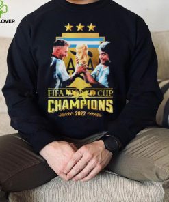 Lionel Messi and Diego Maradona Fifa World Cup Champions 2022 shirt