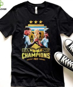 Lionel Messi and Diego Maradona Fifa World Cup Champions 2022 shirt
