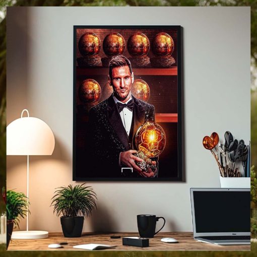 Lionel Messin Wins Eight Ballon D’Or Home Decor Poster Canvas