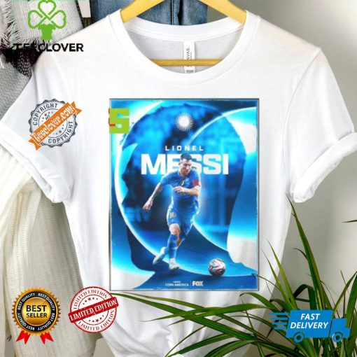 Lionel messi argentina copa america 2024 defending champions a football legend career poster shirt