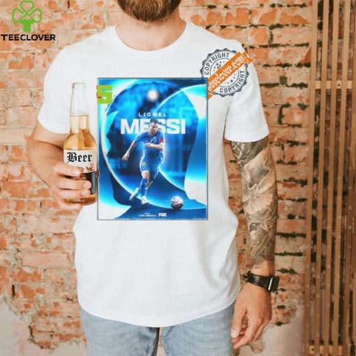Lionel messi argentina copa america 2024 defending champions a football legend career poster shirt
