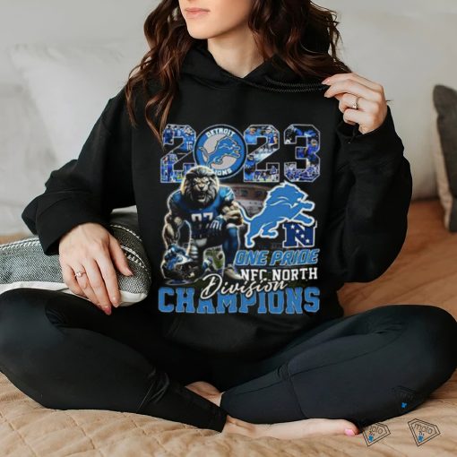 Lions 2023 One Pride NFC North Division Champions Shirt