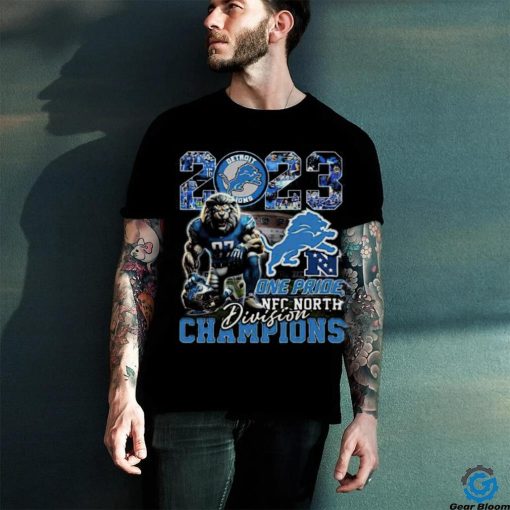 Lions 2023 One Pride NFC North Division Champions Shirt