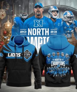 Lions Champs NFC North It’s A Lock Black Hoodie Combo