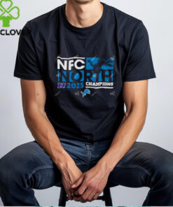 Lions Detroit NFC North Champions 2025 Shirt