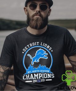 Lions Football City Logo NFC North Division Champions 2023 Shirt