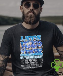 Lions Football Team 94Th Anniversary 1930 2024 Thank You For The Memories Shirt 3 Lions Football Team 94Th Anniversary 1930 2024 Thank You For The Memories Shirt
