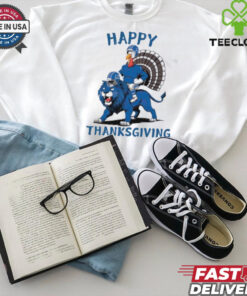 Lions Football Turkey Happy Thanksgiving shirt