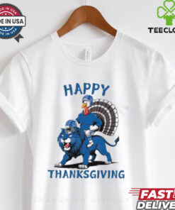 Lions Football Turkey Happy Thanksgiving shirt