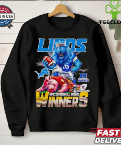 Lions NFC Divisional Round winners mascot shirt