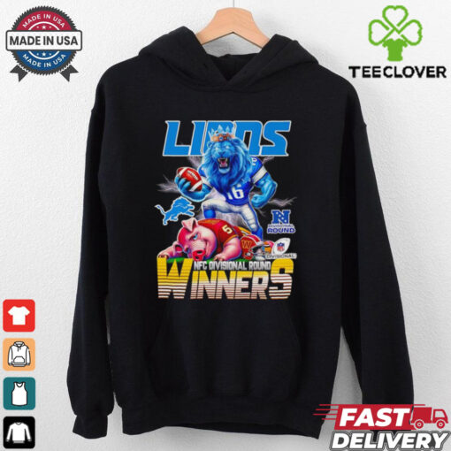 Lions NFC Divisional Round winners mascot shirt
