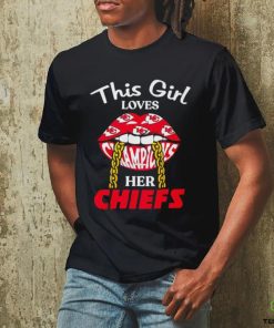 Lips This girl loves her Chiefs Champions shirt