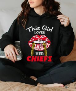 Lips This girl loves her Chiefs Champions shirt