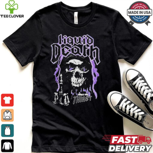 Liquid Death Deathbird Murder Your Thirst T shirt