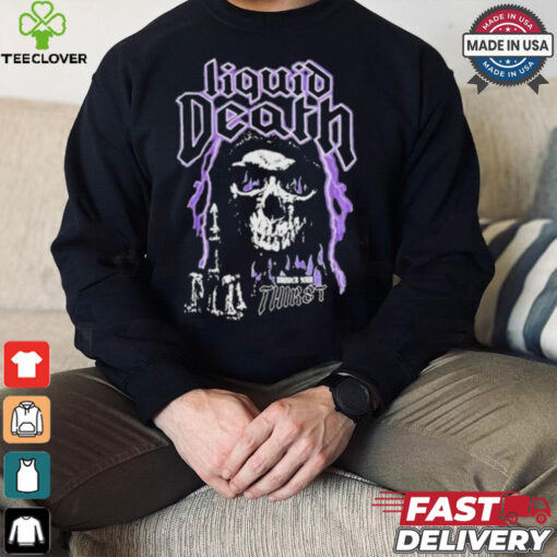 Liquid Death Deathbird Murder Your Thirst T shirt