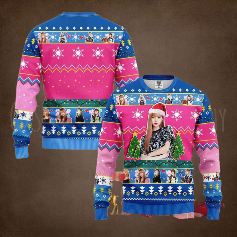 Lisa BLACKPINK Chirstmas Gifts 2024 Xmas For Family And Friends Ugly Sweater Lisa BLACKPINK Chirstmas Gifts 2024 Xmas For Family And Friends Ugly Sweater