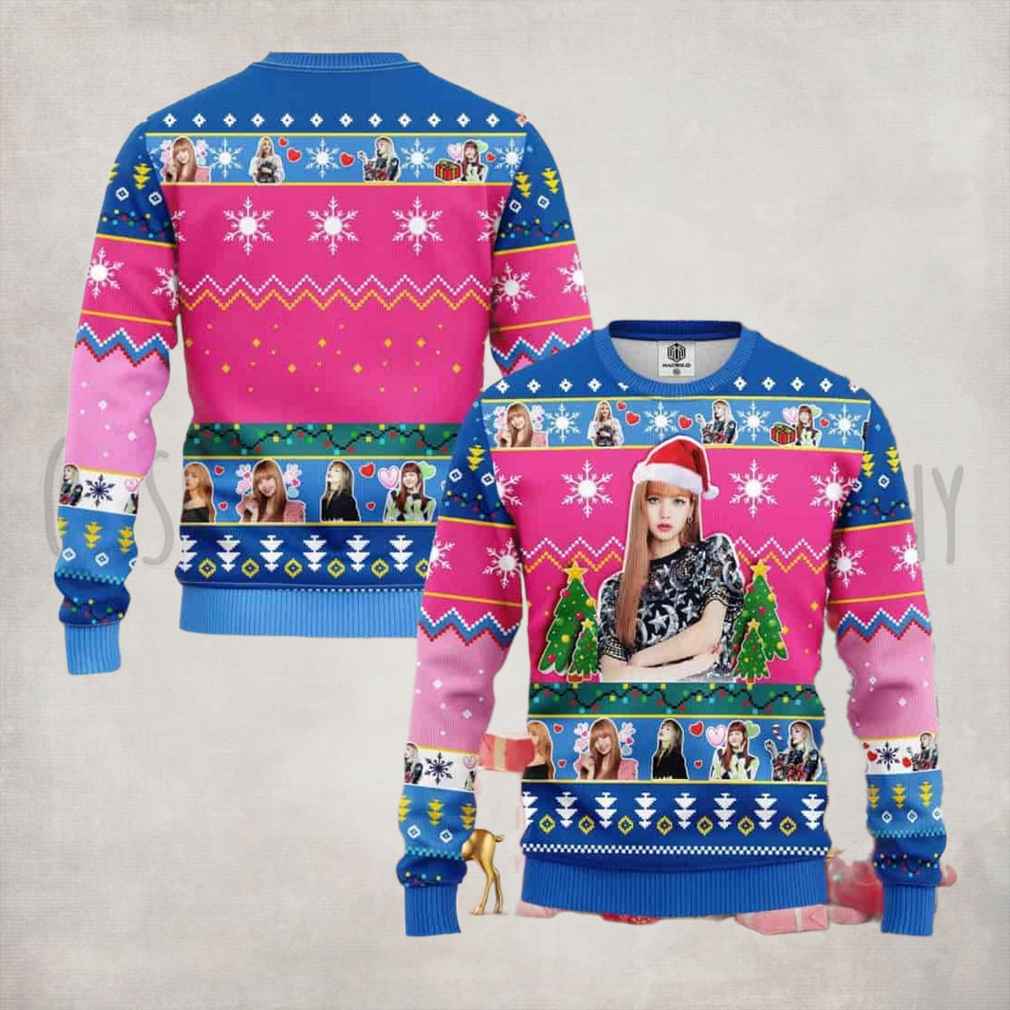 Lisa BLACKPINK Chirstmas Gifts 2024 Xmas For Family And Friends Ugly Sweater Lisa BLACKPINK Chirstmas Gifts 2024 Xmas For Family And Friends Ugly Sweater