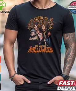 Listen to ACDC and wait for halloween shirt