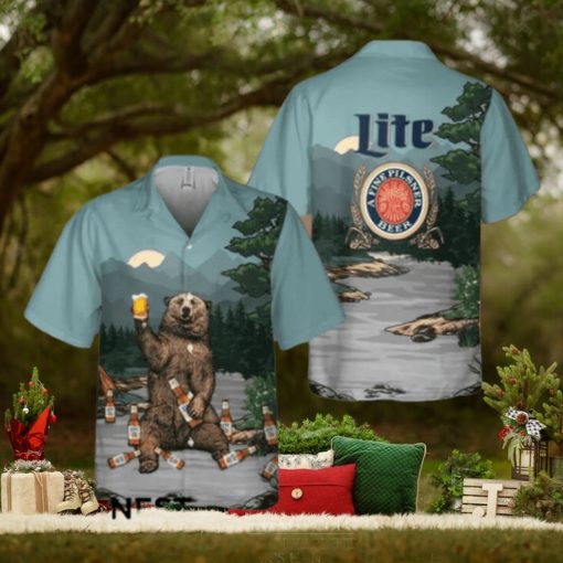 Lite A Fine Pilsner Beer Hawaiian Shirt