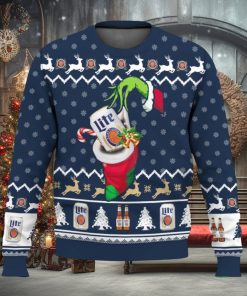 Lite Beer Grinch Hand Christmas Ugly Sweater Special Gift For Xmas