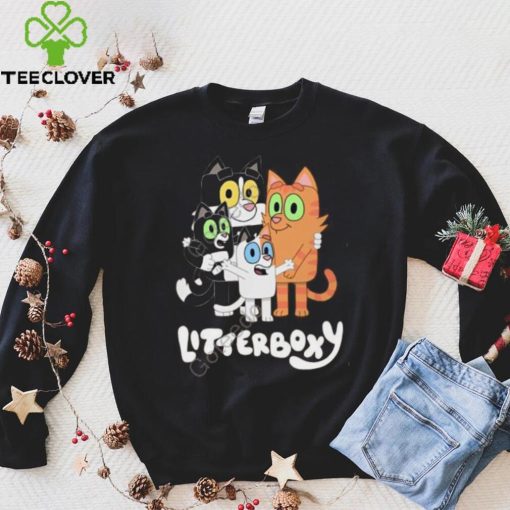 Litterbox Comics Litterboxy Family Men’s Long Sleeve Tee shirt