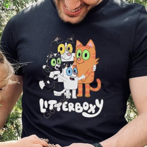 Litterbox Comics Litterboxy Family Men’s Long Sleeve Tee shirt