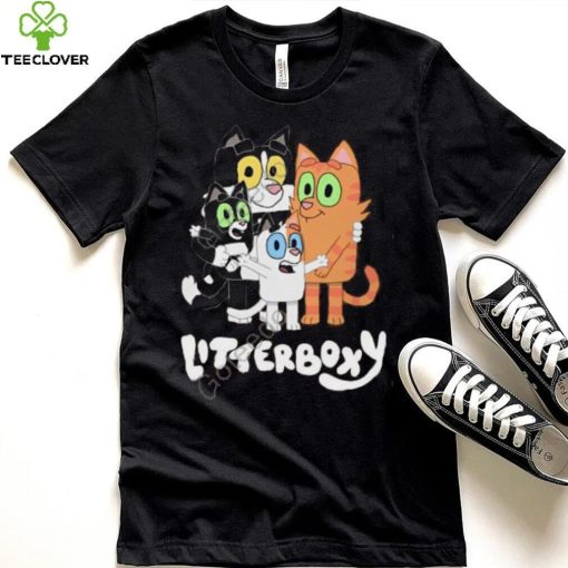 Litterbox Comics Litterboxy Family Men’s Long Sleeve Tee shirt