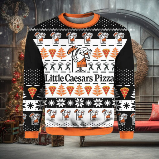 Little Caesars Pizza Ugly Christmas Sweater