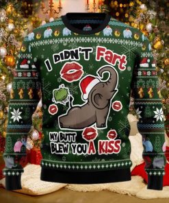 Little Elephant Didn_t Fart My Butt Blew You A Kiss 3D Sweater