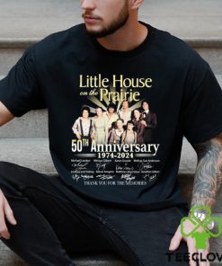 Little House On The Prairie 50th Anniversary 1974 2024 Thank You For The Memories Signatures Shirt
