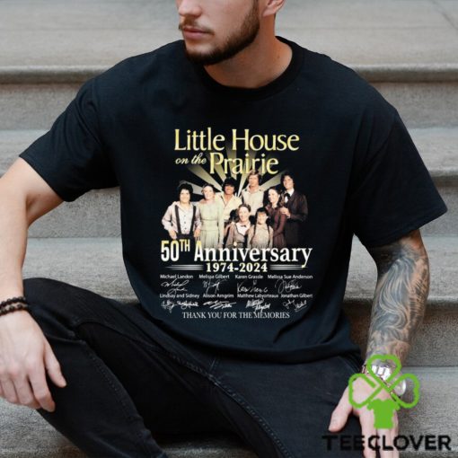 Little House On The Prairie 50th Anniversary 1974 2024 Thank You For The Memories Signatures Shirt