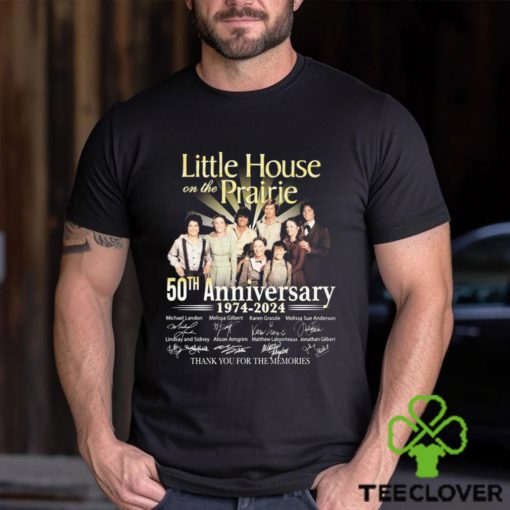 Little House On The Prairie 50th Anniversary 1974 2024 Thank You For The Memories Signatures Shirt