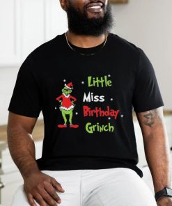 Little Miss Birthday Grinch T Shirt