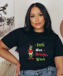 Little Miss Birthday Grinch T Shirt