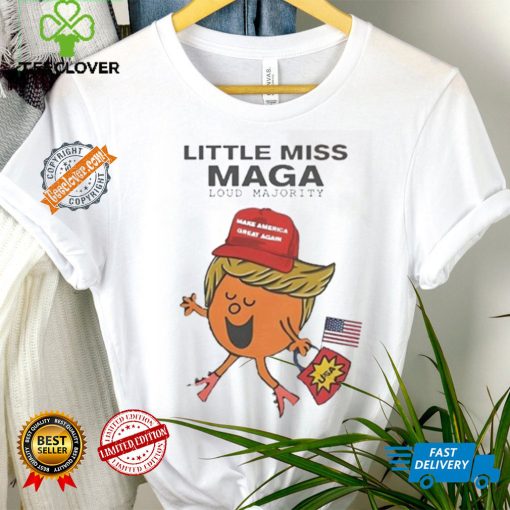 Little Miss Maga Womens Shirt