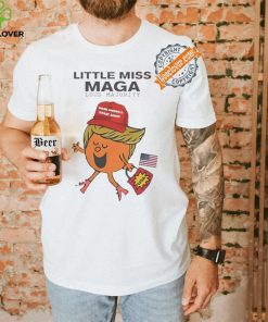 Little Miss Maga Womens Shirt