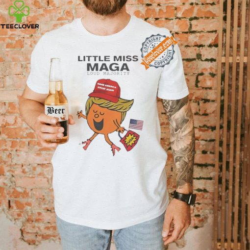 Little Miss Maga Womens Shirt
