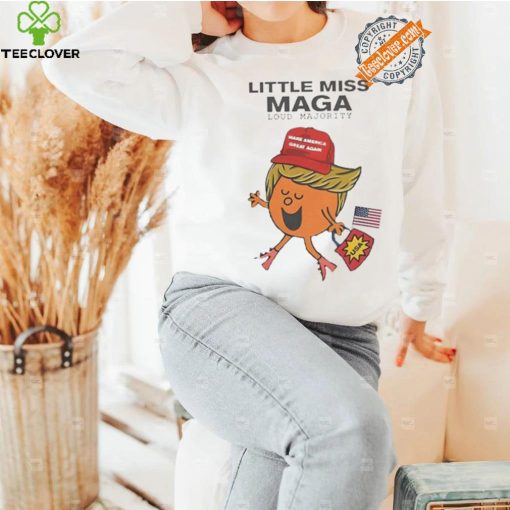 Little Miss Maga Womens Shirt