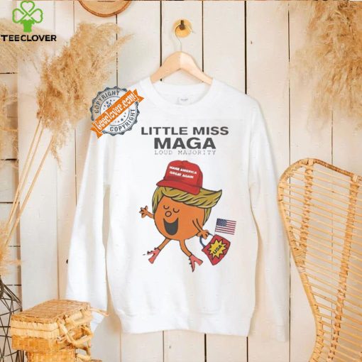 Little Miss Maga Womens Shirt