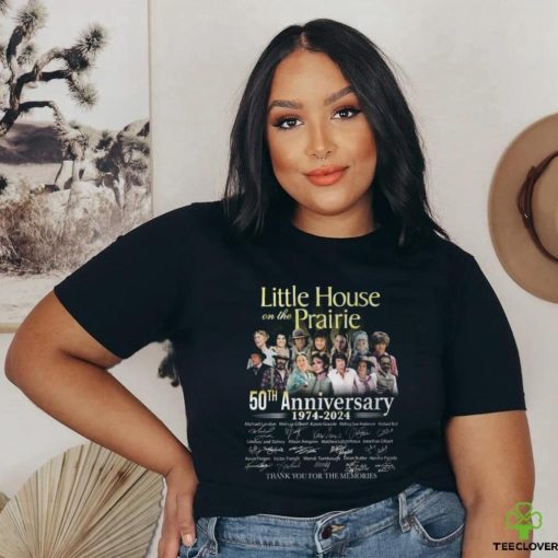 Littlé house on the prairie 50th anniversary 1974 2024 thank you for the memories hoodie, sweater, longsleeve, shirt v-neck, t-shirt