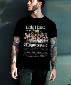 Littlé house on the prairie 50th anniversary 1974 2024 thank you for the memories hoodie, sweater, longsleeve, shirt v-neck, t-shirt