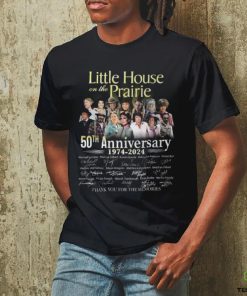 Littlé house on the prairie 50th anniversary 1974 2024 thank you for the memories hoodie, sweater, longsleeve, shirt v-neck, t-shirt