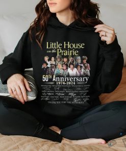 Littlé house on the prairie 50th anniversary 1974 2024 thank you for the memories hoodie, sweater, longsleeve, shirt v-neck, t-shirt