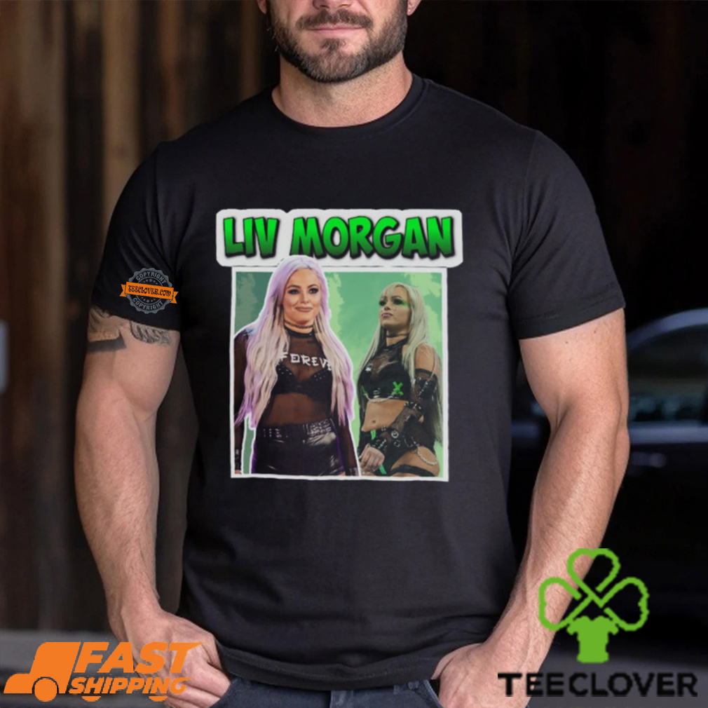 Liv Morgan Green Logo T shirt Liv Morgan Green Logo T shirt
