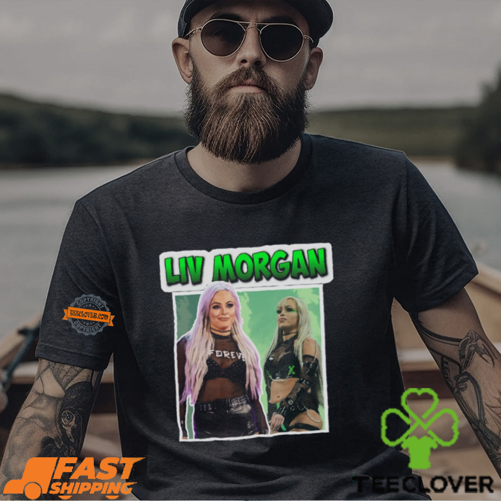 Liv Morgan Green Logo T shirt Liv Morgan Green Logo T shirt