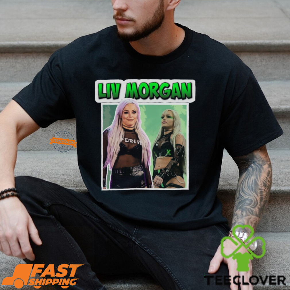 Liv Morgan Green Logo T shirt Liv Morgan Green Logo T shirt