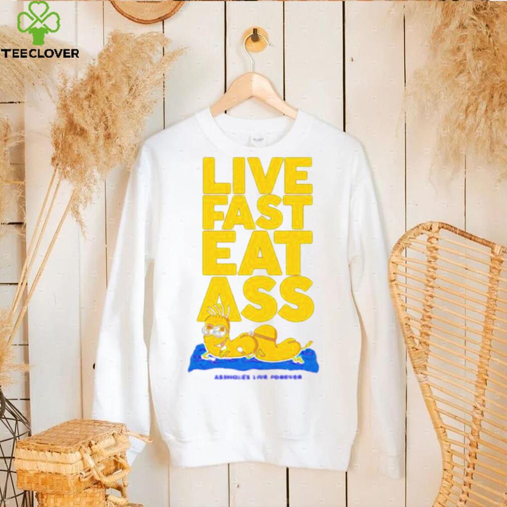 Live Fast Eat Ass Minions shirt