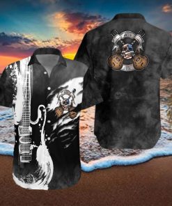 Live Free Or Die Guitar Hawaiian Shirt