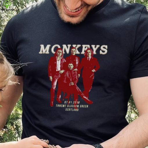 Live Glasgow Green Arctic Monkeys shirt